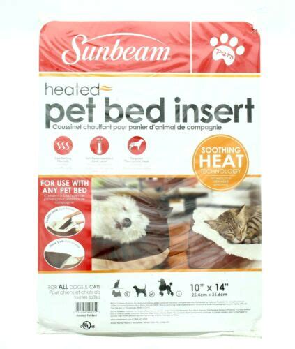 sunbeam pet bed warmer pdf manual